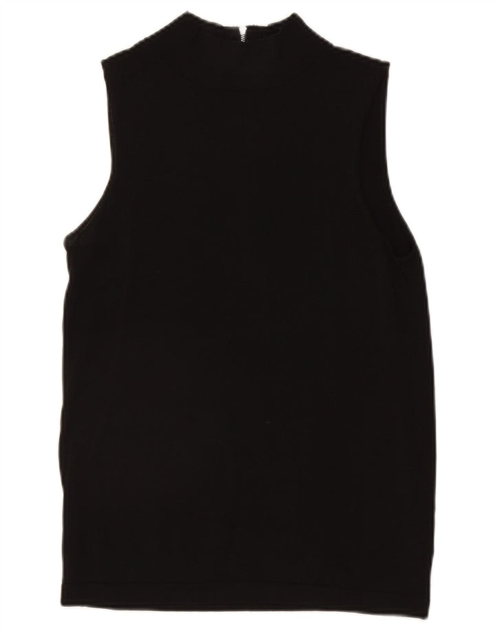 Женский жилет Reiss UK 14, большой, черный, вискоза