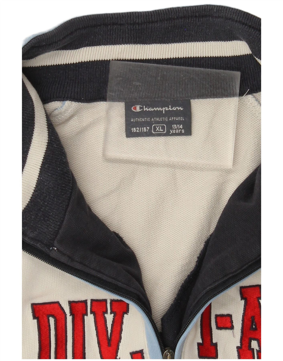 Джемпер с рисунком CHAMPION для мальчиков 13–14 лет, размер XL, белый цвет с блоками