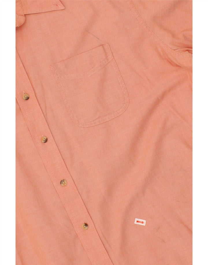 L.L.BEAN Mens Short Sleeve Shirt XL Pink Cotton Vintage L.L.Bean and Second-Hand L.L.Bean from Messina Hembry 