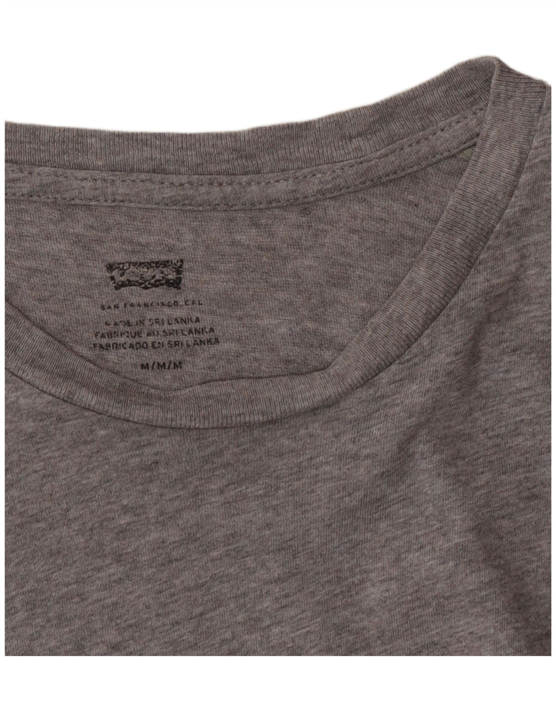 Мужская футболка с рисунком Levi's, средний серый цвет