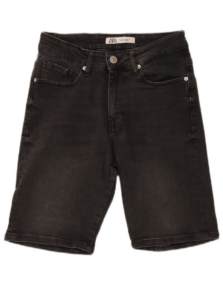 Мужские джинсовые шорты ZARA EU 38 Small W30 Серые