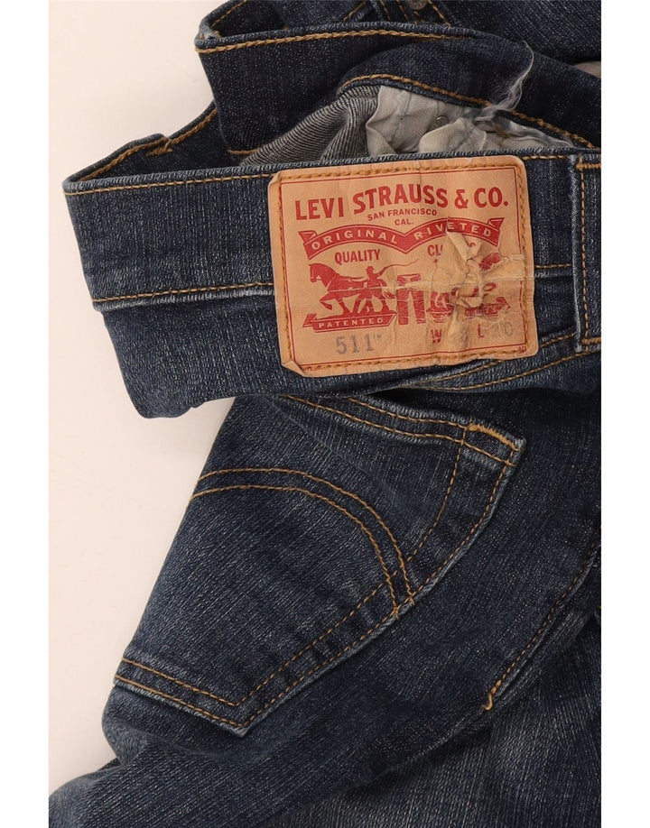 Мужские джинсы скинни Levi's 511 W38 L30 синие