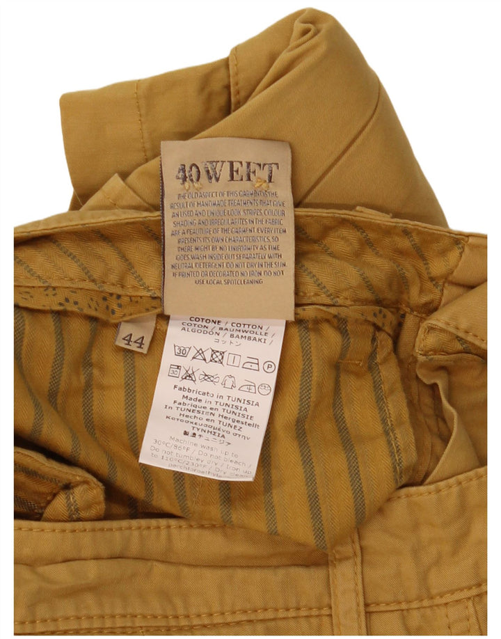 Мужские шорты-карго 40Weft IT 44 XS W32, коричневый хлопок