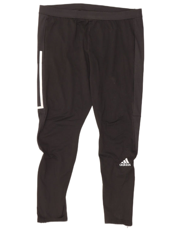 Женские спортивные брюки Adidas Aeroready UK 20 2XL, черный полиэстер