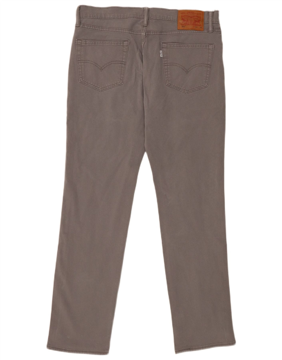 Мужские джинсы Levi's 511 Slim W34 L34 Серые хлопковые