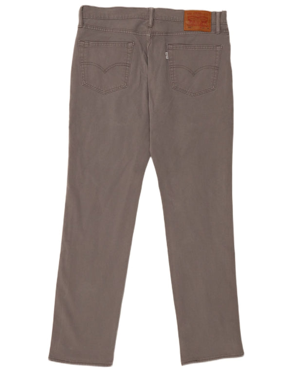 Мужские джинсы Levi's 511 Slim W34 L34 Серые хлопковые
