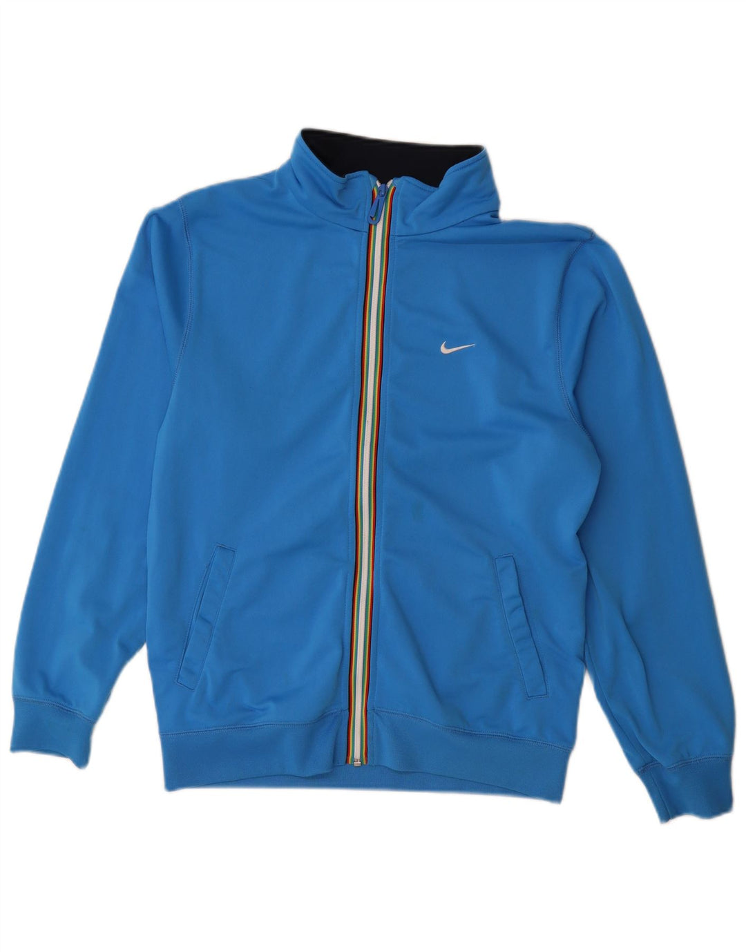 Спортивный костюм Nike для мальчиков с графическим рисунком, куртка 13–14 лет, синий полиэстер, размер XL