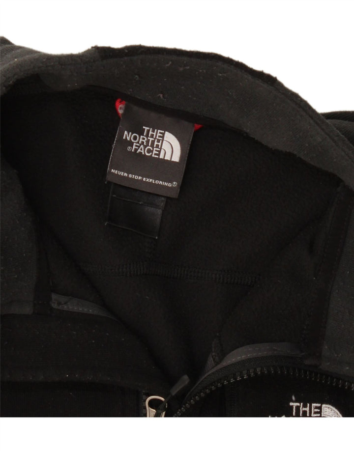 Мужская флисовая куртка The North Face UK 38, средний черный цвет с цветными блоками