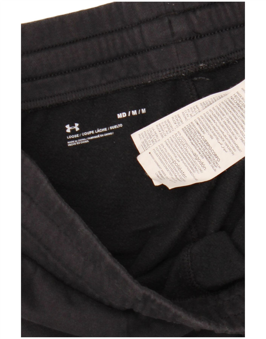 Женские спортивные брюки UNDER ARMOR, джоггеры, темно-синие, хлопковые, среднего размера