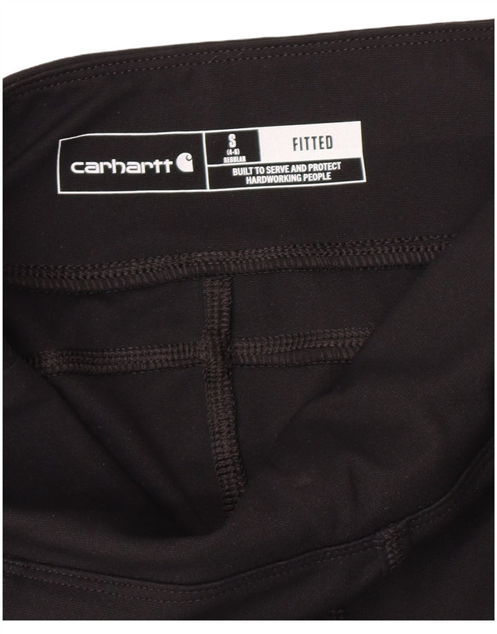 Женские облегающие леггинсы Carhartt, размер США 4/6, маленькие, черные
