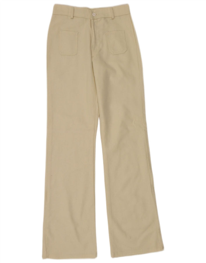 Винтажные женские повседневные брюки Bootcut EU 40 Medium W30 L33 Бежевые