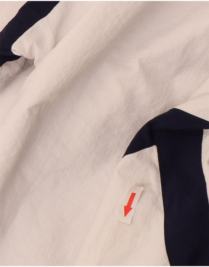 Fila Куртка-анорак оверсайз с графическим рисунком для мальчиков 5-6 лет 2XS Белая с цветными блоками