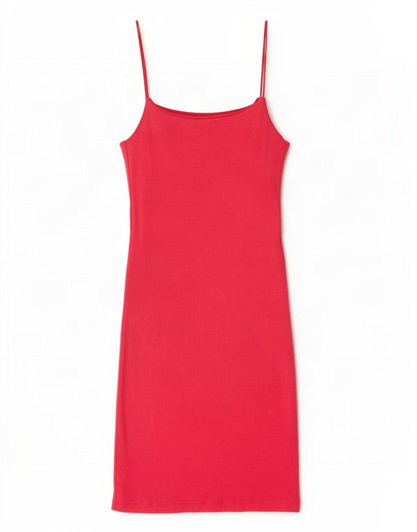 Женское платье-комбинация Zara UK 8, маленькое розовое, хлопок