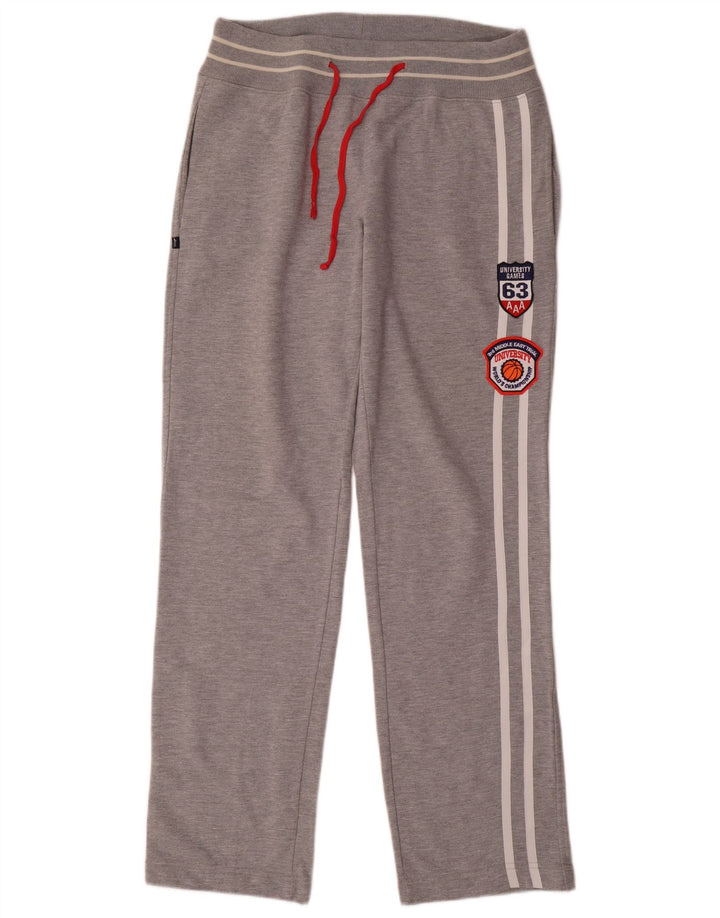 Мужские спортивные брюки ASICS, большие серые хлопковые брюки с крапинками