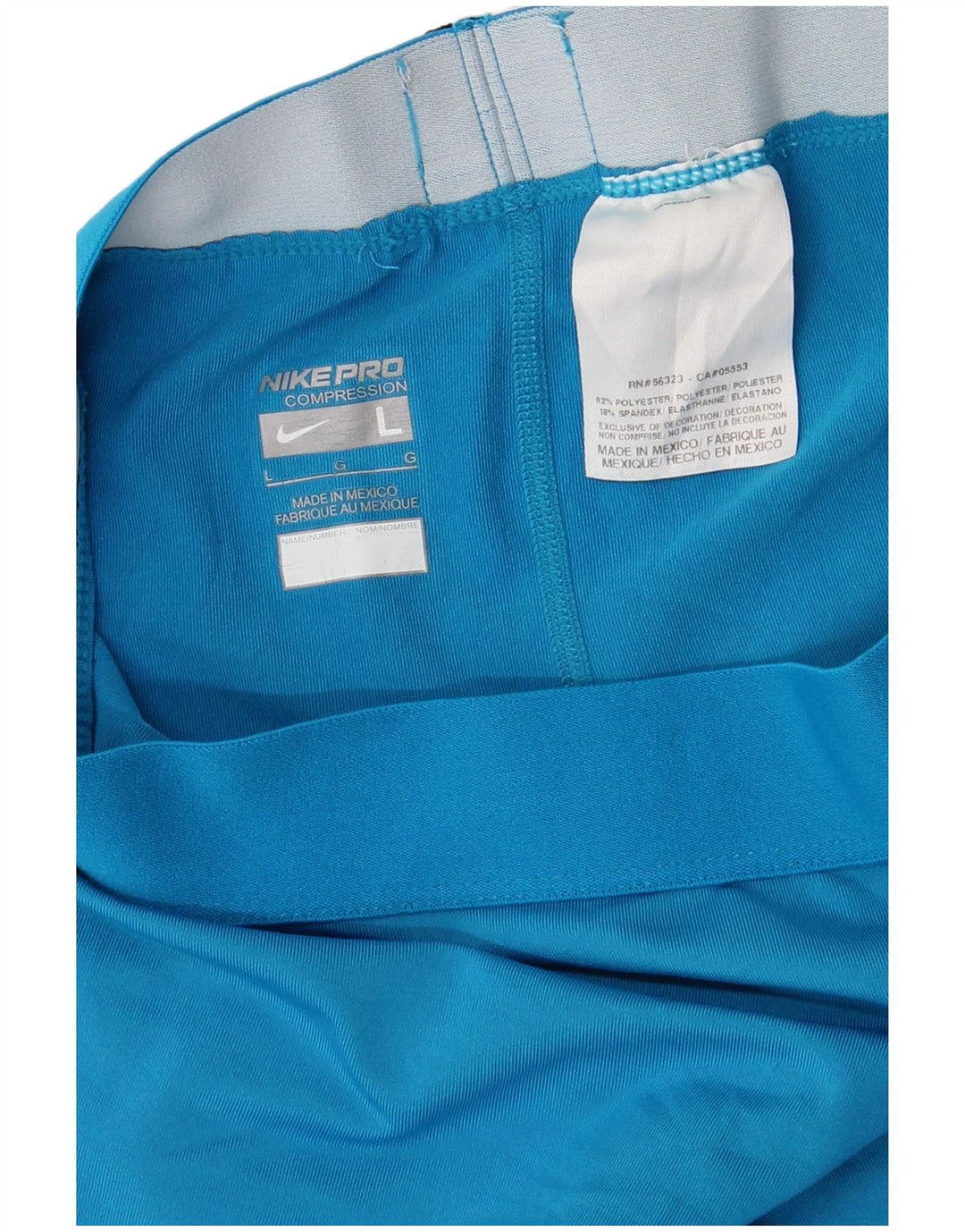 Женские леггинсы-капри NIKE Dri Fit UK 14, большие синие, полиэстер