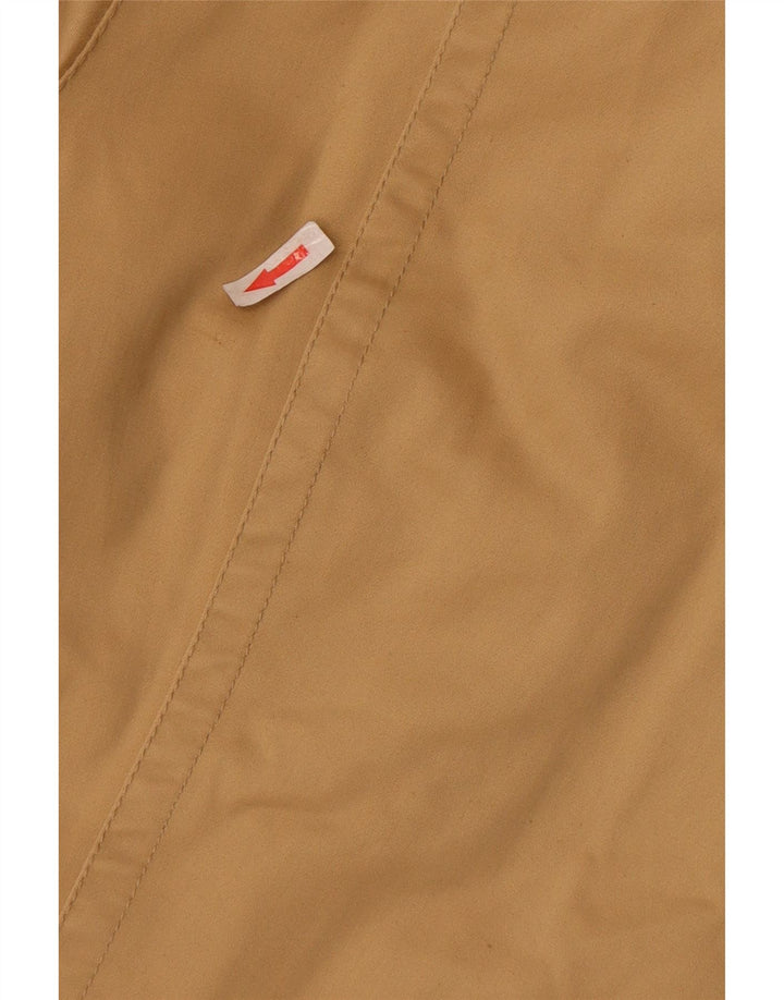 Женская куртка Calvin Klein Jeans UK 14, большой размер, бежевый хлопок