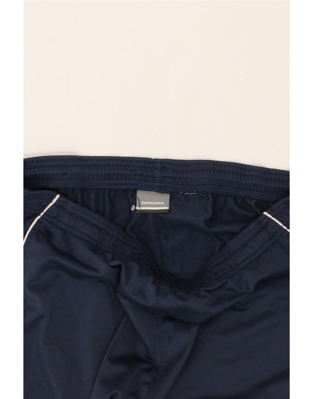 DIADORA Mens Tracksuit Trousers Medium  Navy Blue Colourblock Vintage Diadora and Second-Hand Diadora from Messina Hembry 