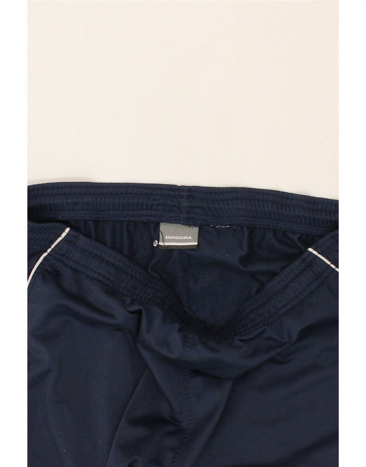 DIADORA Mens Tracksuit Trousers Medium  Navy Blue Colourblock Vintage Diadora and Second-Hand Diadora from Messina Hembry 