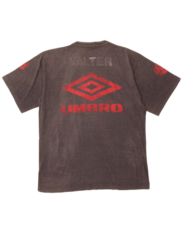 Umbro Мужская футболка с рисунком Top XL Серая