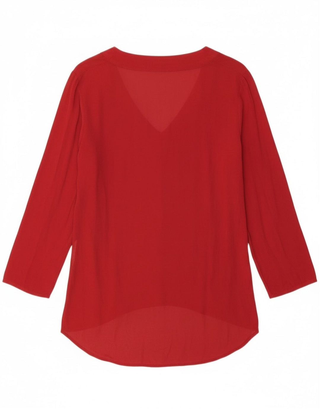 Женская туника с длинным рукавом Zara UK 14, средний красный