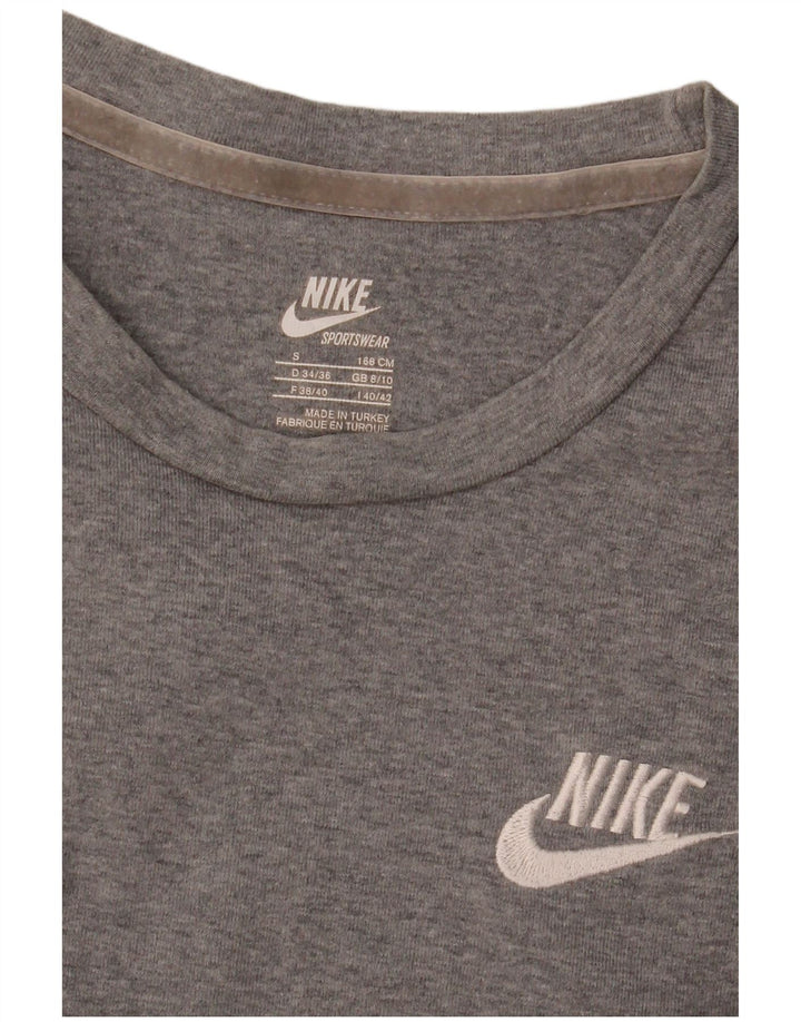 Женская футболка Nike Top UK 8/10, маленькая серая