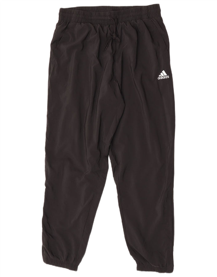 Adidas Мужские спортивные брюки Джоггеры Большой черный полиэстер