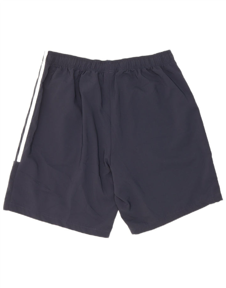 Мужские спортивные шорты Adidas XL темно-синие из полиэстера