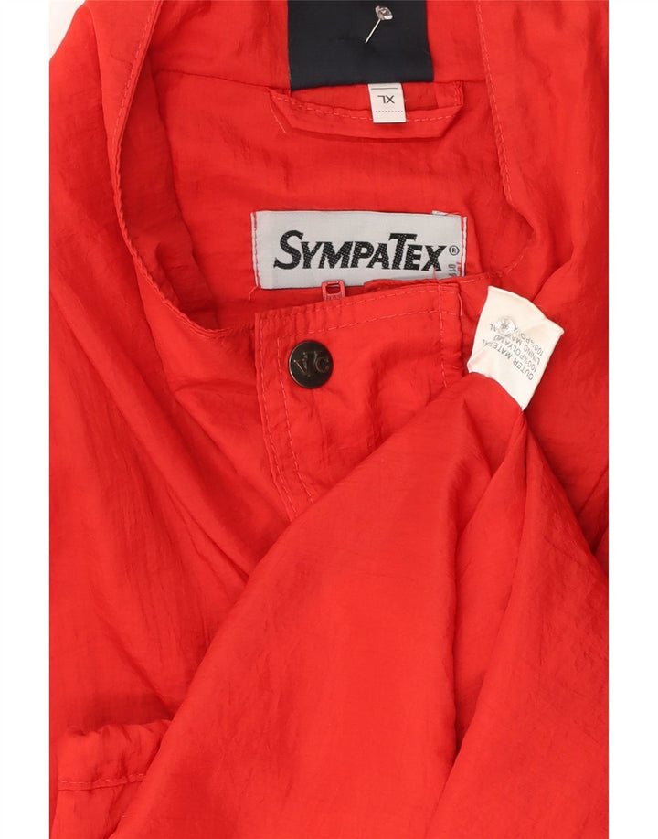 Мужская куртка-бомбер свободного кроя Sympatex UK 42 XL, красный полиамид