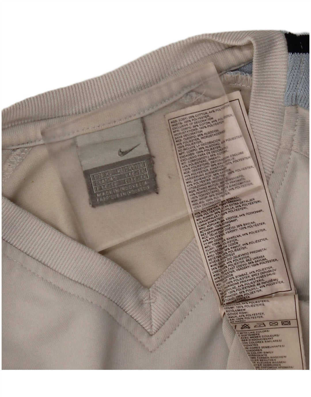 Мужская футболка NIKE XL, серый цвет, хлопок