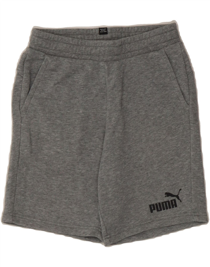 PUMA Boys Sport Shorts 9-10 Years  Grey Cotton Vintage Puma and Second-Hand Puma from Messina Hembry 