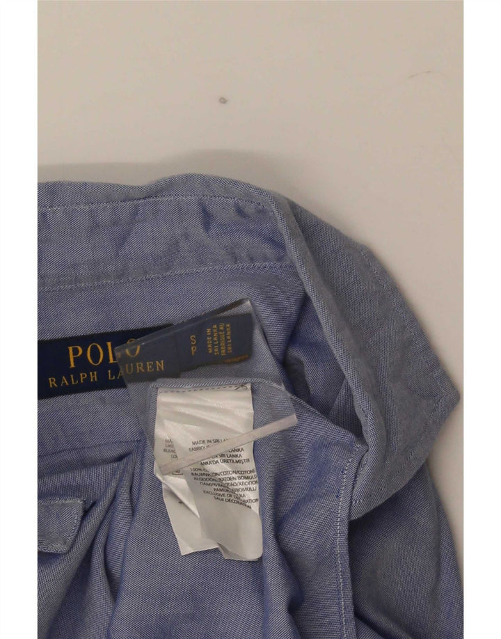 Мужская рубашка Polo Ralph Lauren, маленькая синяя, хлопок