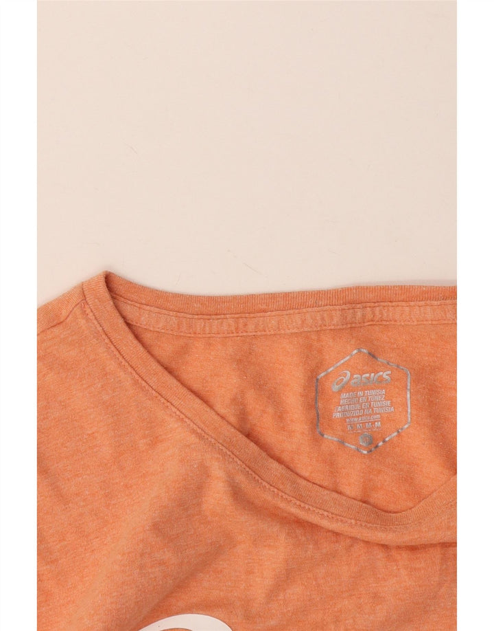Женская футболка с рисунком Asics Top UK 12 Medium Orange