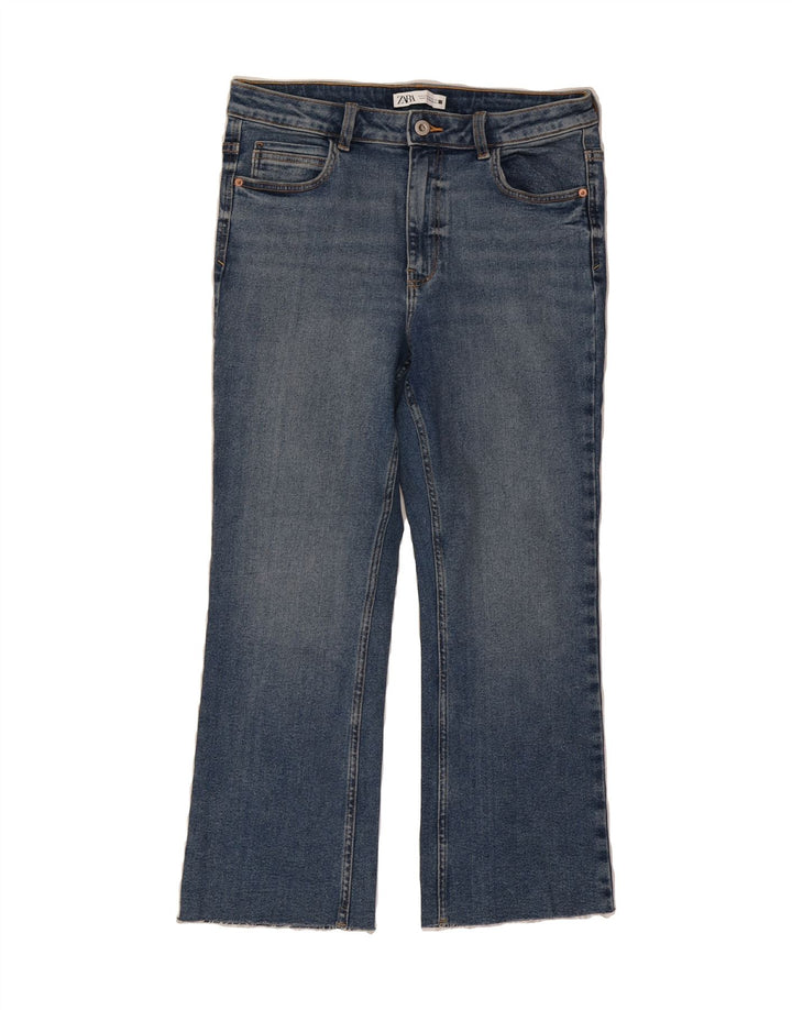 ZARA Womens Bootcut Jeans EU 42 Large W32 L26 Blue Cotton Vintage Zara and Second-Hand Zara from Messina Hembry 