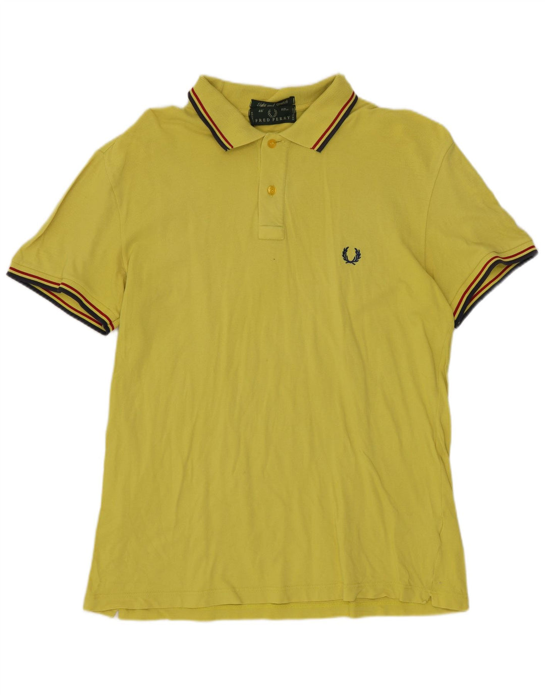 Мужская рубашка поло FRED PERRY, большая желтая хлопковая