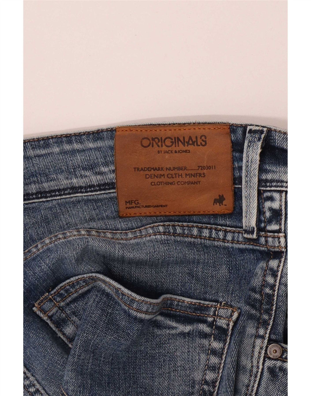 Джинсы мужские узкие Jack & Jones W32 L34 синие