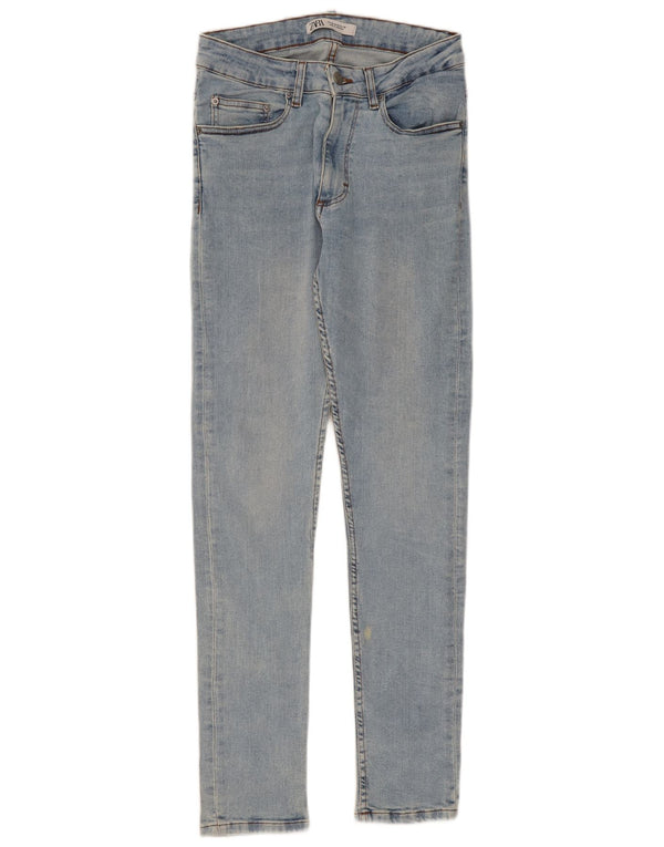 Женские джинсы скинни Zara EU 38, маленькие W30 L31, синие