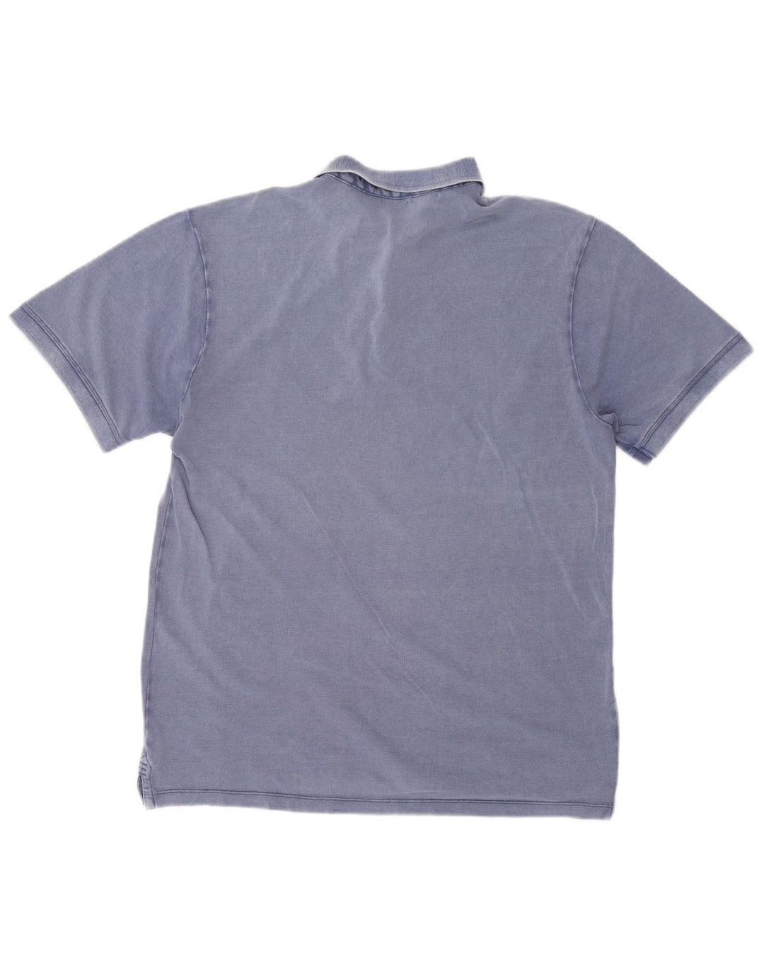 Мужская рубашка поло Gas среднего синего цвета из хлопка