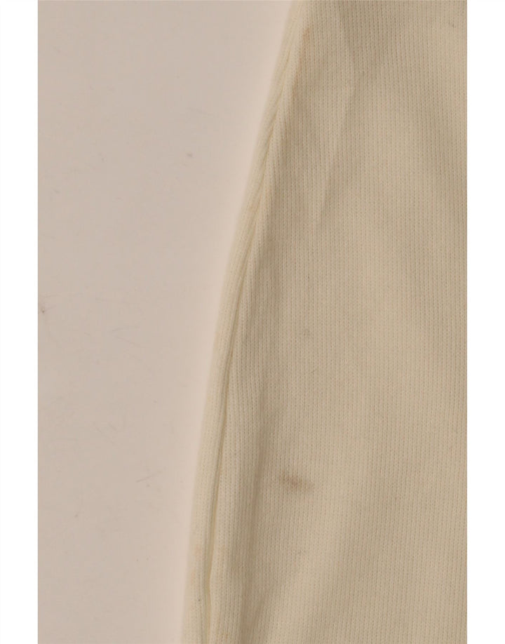 Zara Женская юбка-миди маленького размера W26 Off White Cotton