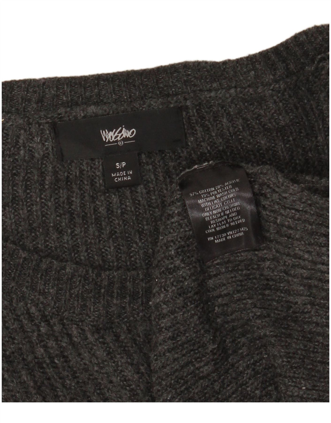 Женский свободный джемпер с вырезом «лодочка» MOSSIMO, размер UK 10, маленький серый хлопок