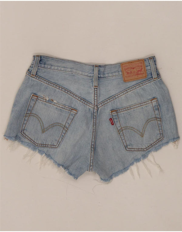 Женские джинсовые шорты LEVI'S W25 XS Синие, хлопок