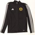 Мужской спортивный костюм Adidas Aeroready Slim Fit, верхняя куртка, маленький черный полиэстер