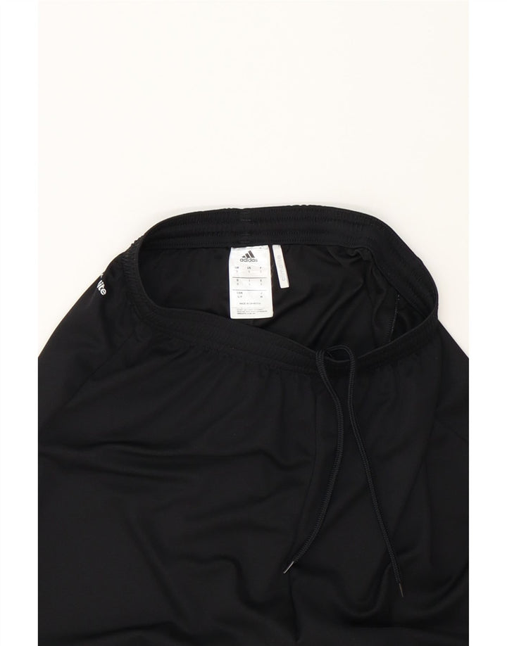 ADIDAS Mens Sport Shorts Small  Black Polyester Vintage Adidas and Second-Hand Adidas from Messina Hembry 