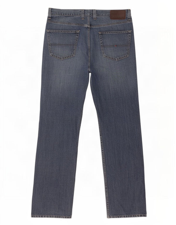 Мужские прямые джинсы Tommy Hilfiger W38 L34 синие, хлопок