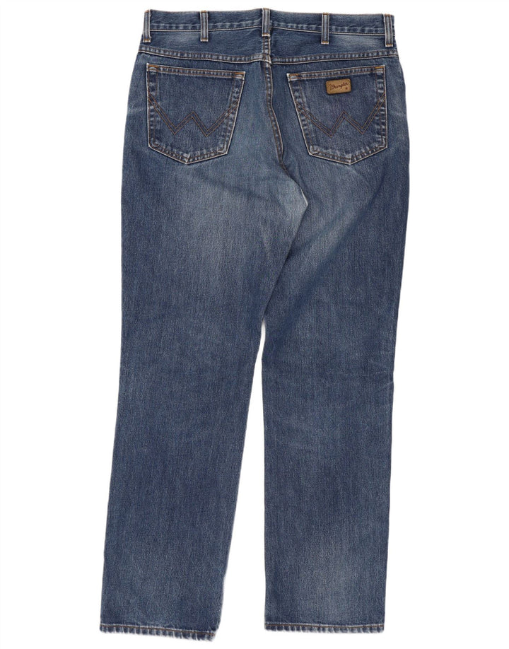 Мужские прямые джинсы Wrangler Texas W36 L32, синий хлопок