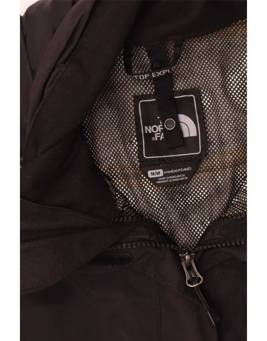 Женская дождевик с капюшоном The North Face UK 14, средний черный полиэстер