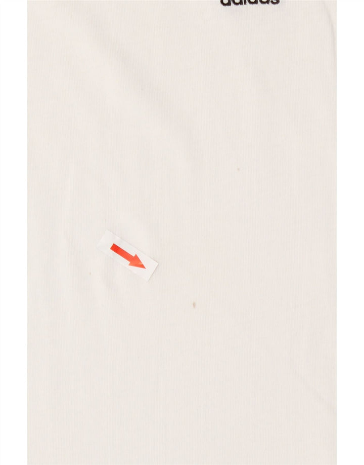 Женская футболка Adidas Top UK 12 Medium White Cotton