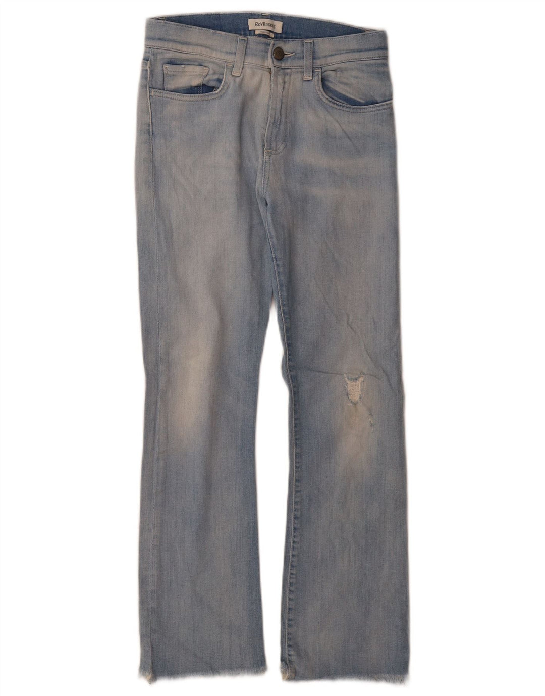 Женские потертые джинсы Roy Rogers Bootcut W25 L28, синий хлопок