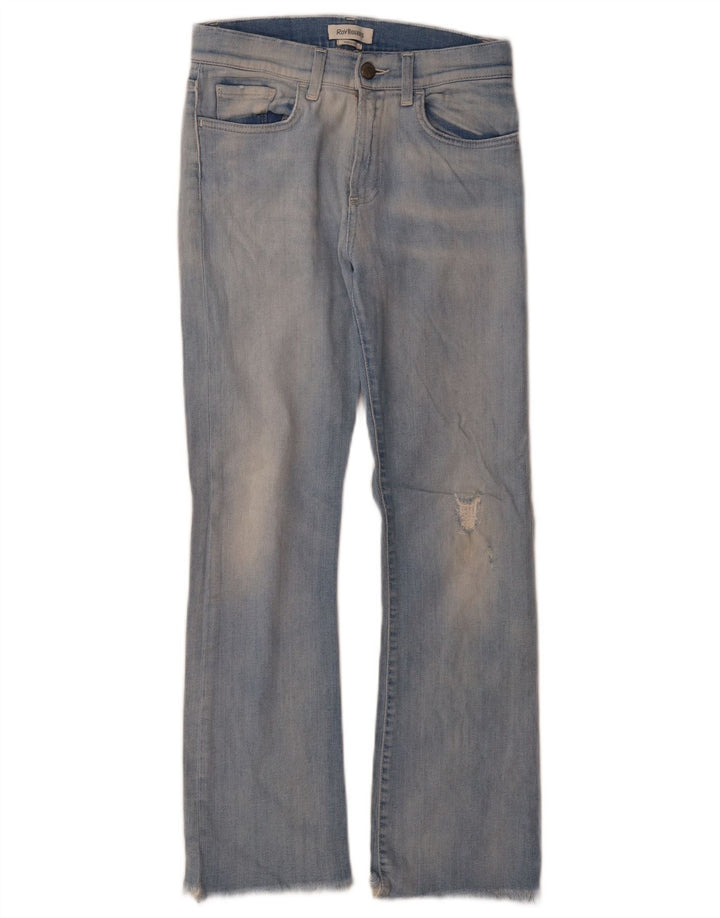 Женские потертые джинсы Roy Rogers Bootcut W25 L28, синий хлопок