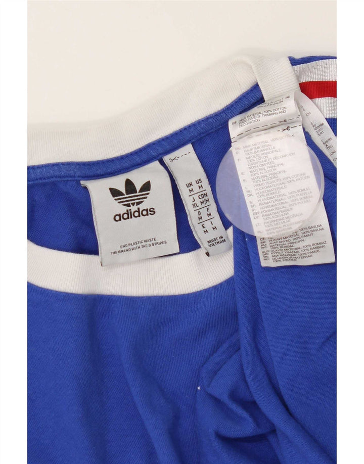 Мужская футболка Adidas Top Medium Blue Cotton