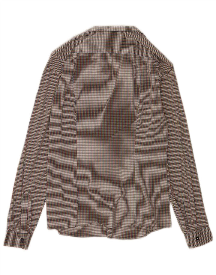 Джинсы Trussardi Jeans Женская блузка с рюшами спереди UK 6 XS Разноцветные